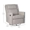 Flash Furniture Cash Swivel Glider Rocker Recliner Chair, Manual 360 Degree Swivel Recliner, Light Gray Upholstery CY-RAC-536-LTGRY-GG - alternate 8